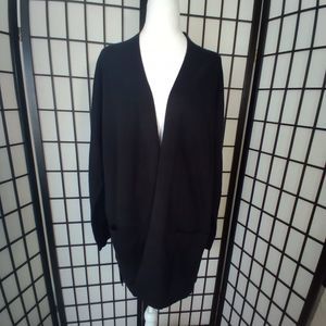 MEROKEETY NWT Women's Fall Open Front Waffle Knit Cardigan with Pockets Size 2XL